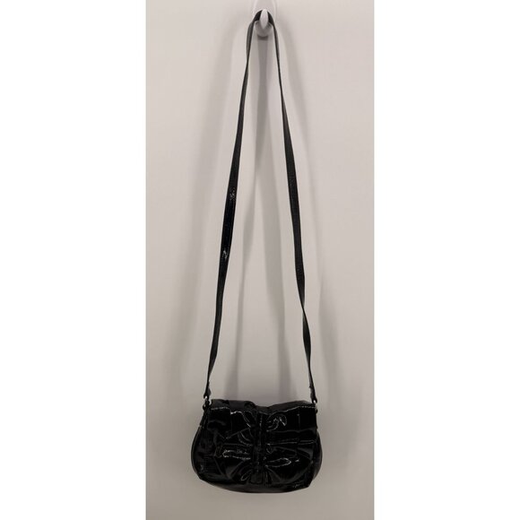 ELLE black crossbody prominent bow - Picture 3 of 4